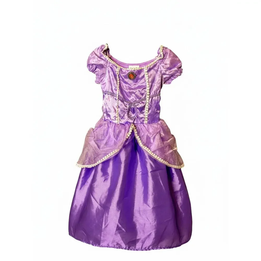 Official Disney Store Princess Sofia the First Costume Gown Purple Girls 7-8